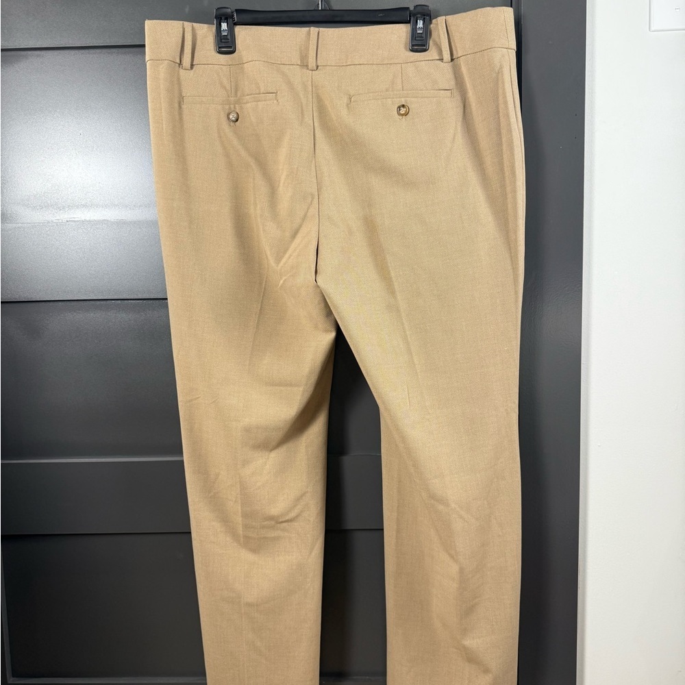 LOFT Tailored Tan Trousers Women’s 16S Office NWT! - Picture 7 of 10